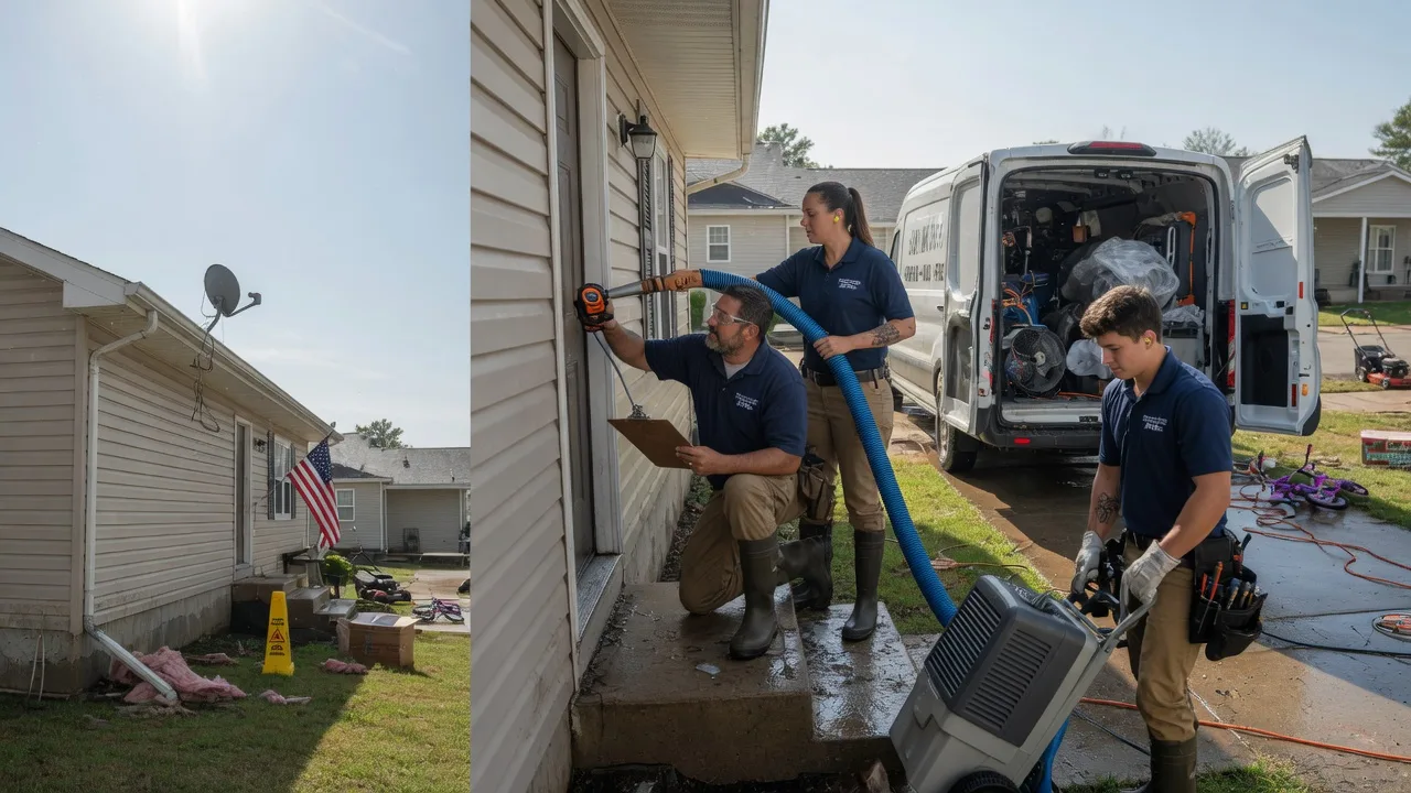 Ceiling Water Damage Restoration in Hurricane, WV near me